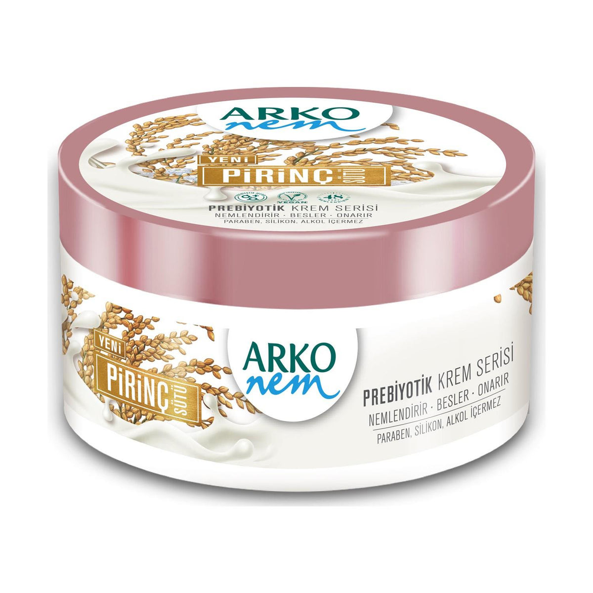 Arko Nem Prebiyotik Krem Serisi Pirinç Sütü 250ML 3 Adet