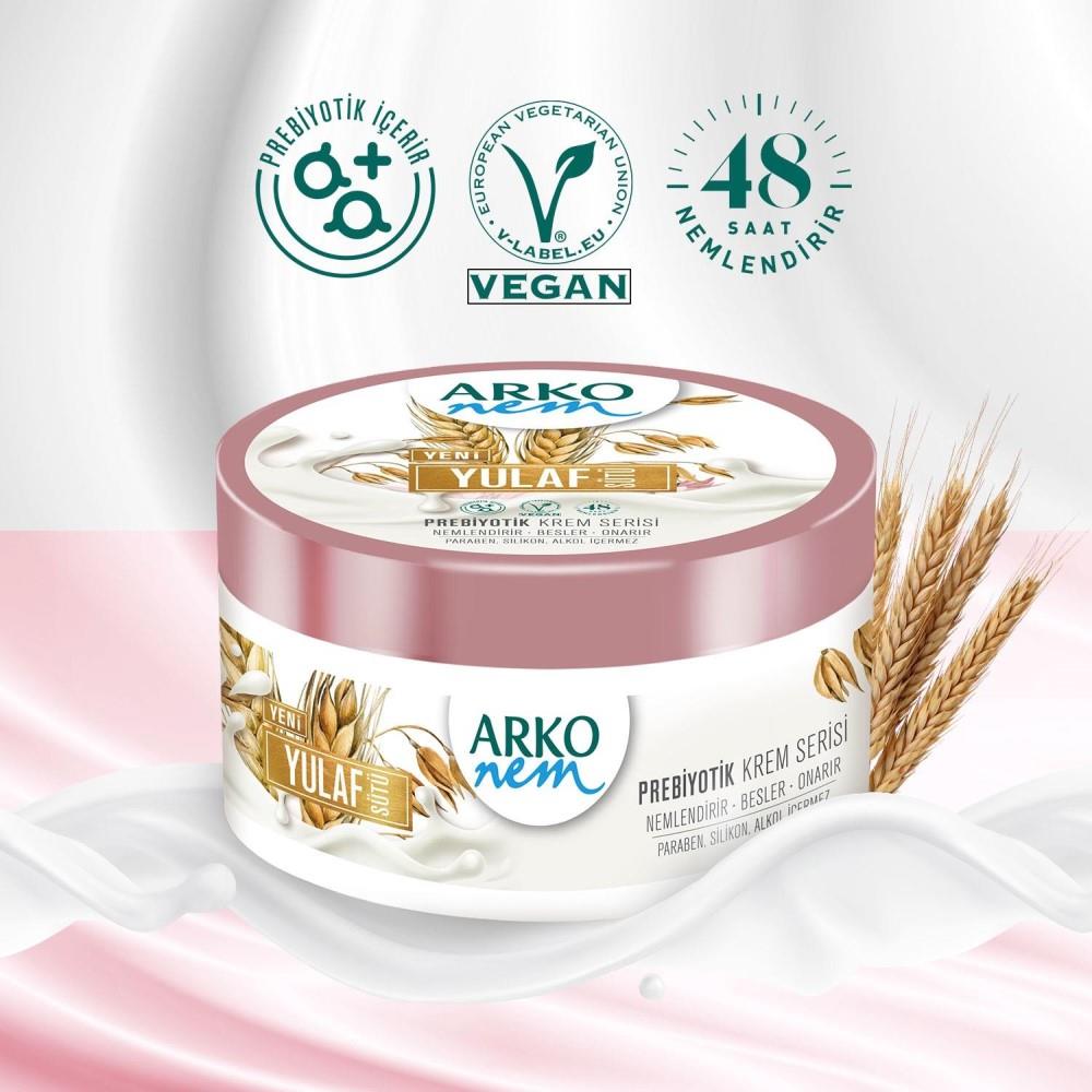 Arko Nem Prebiyotik Krem Serisi Yulaf Sütü 250ML