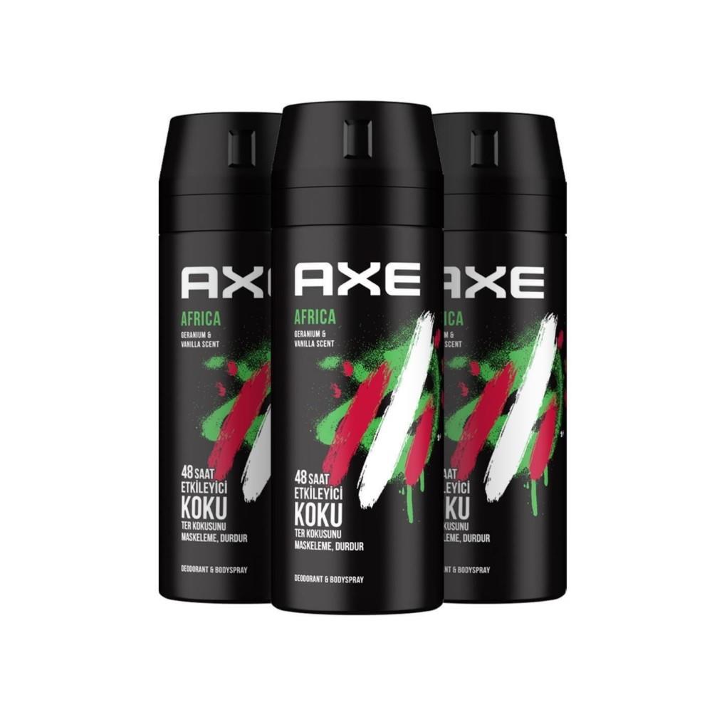 AXE Africa Erkek Deodorant Sprey 150 ml X3