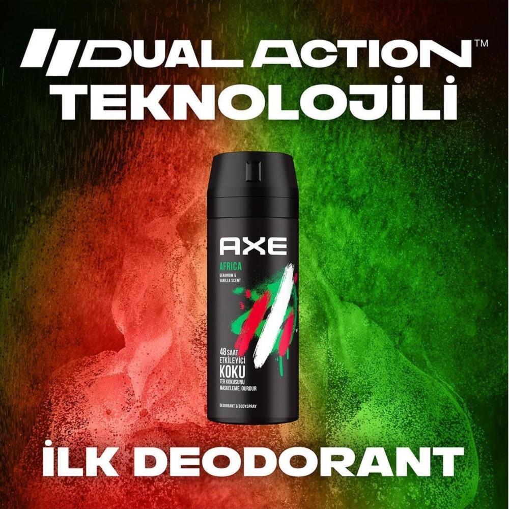 AXE Africa Erkek Deodorant Sprey 150 ml X3