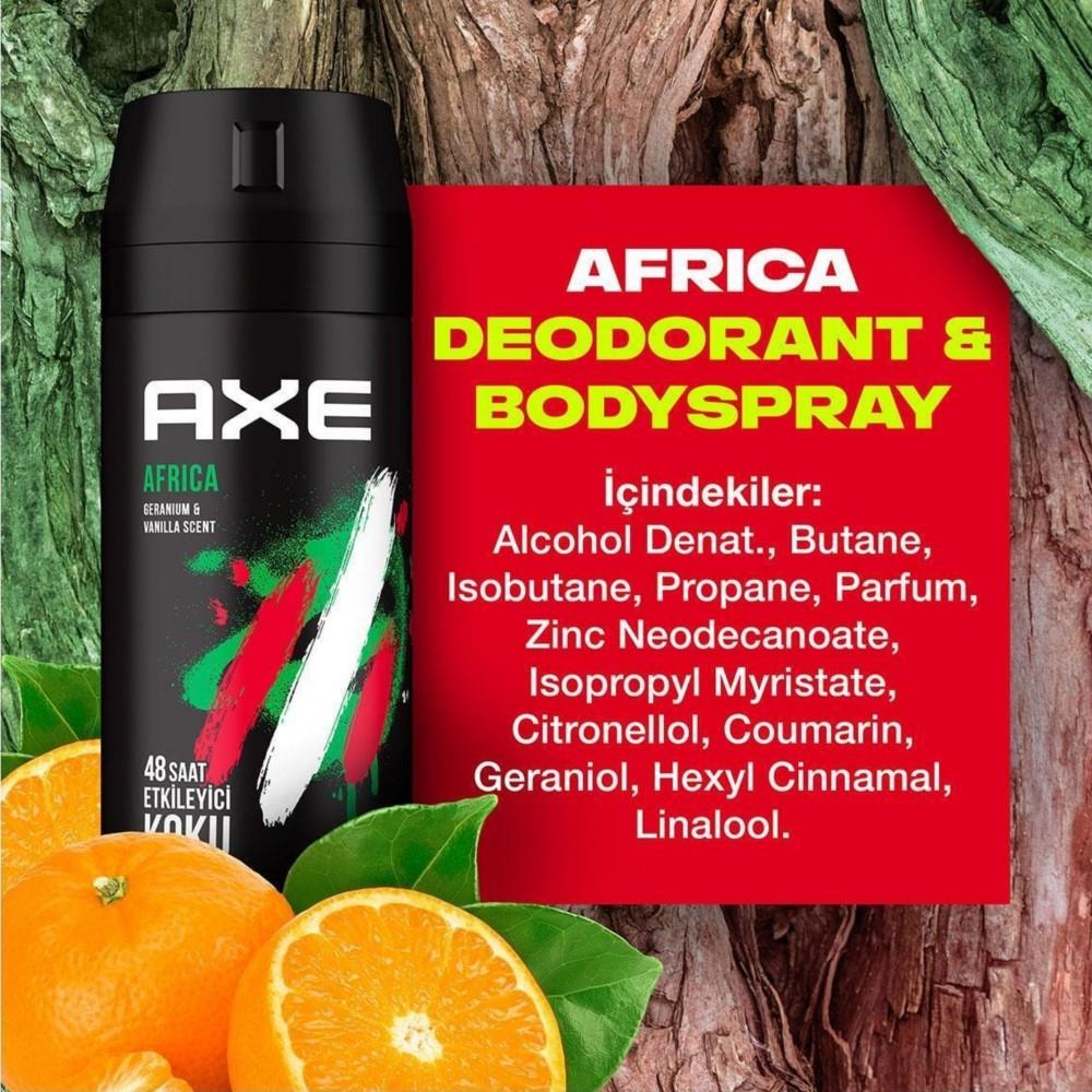 AXE Africa Erkek Deodorant Sprey 150 ml X3