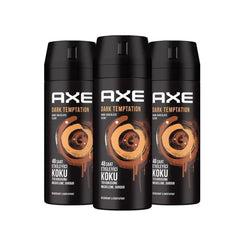 Axe Dark Temptation Dark Chocolate Scent Deodorant 150ml 3'lü