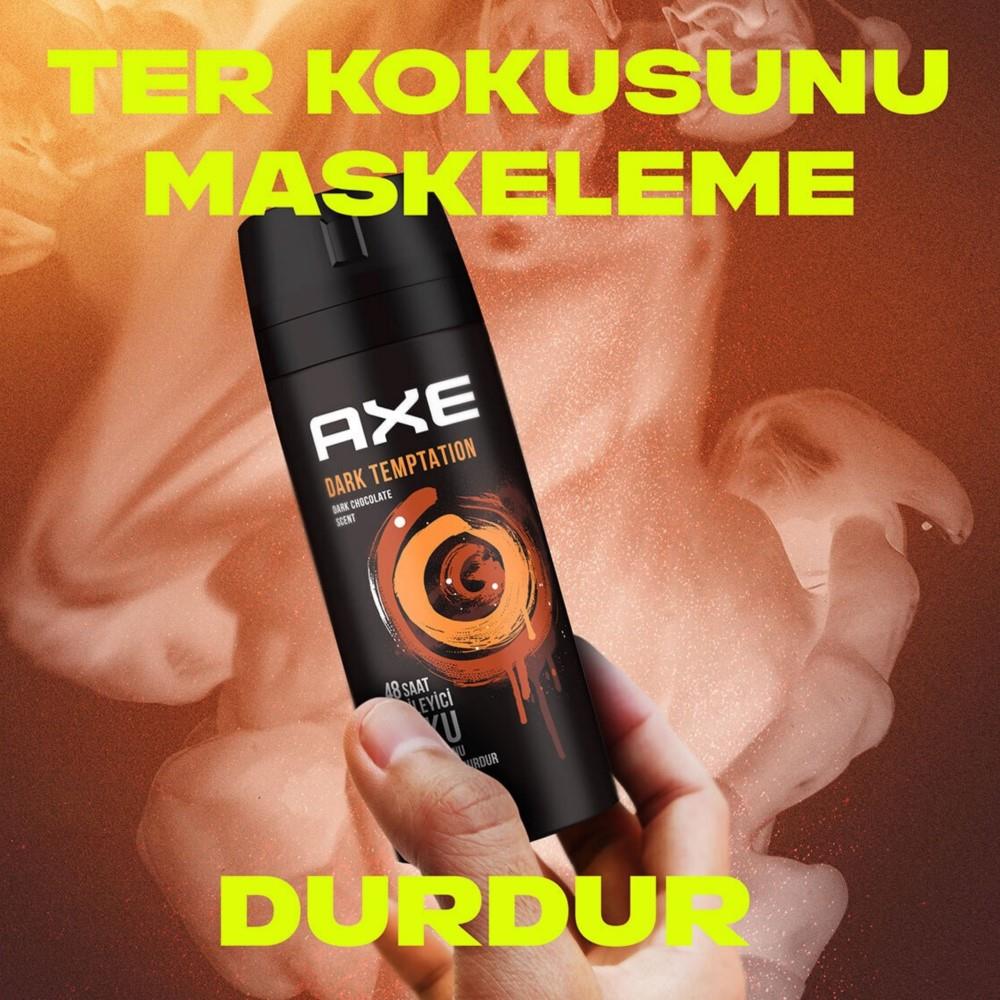 Axe Erkek Deodorant Sprey Dark Temptation 150 ml X3