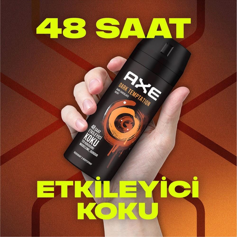 Axe Erkek Deodorant Sprey Dark Temptation 150 ml X3