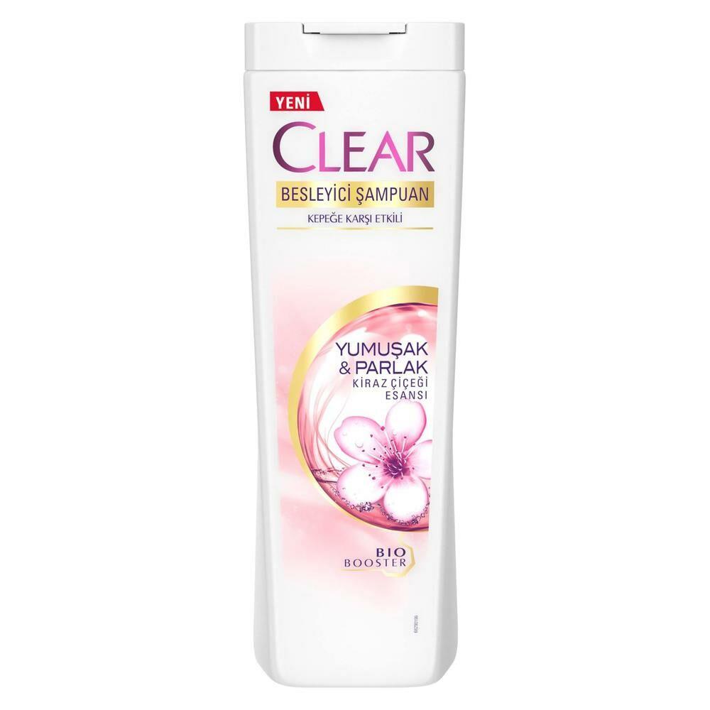 Clear Kiraz Çiçeği Esansı & Keratin Yumuşak ve Parlak Kepeğe Karşı Şampuan 350ML