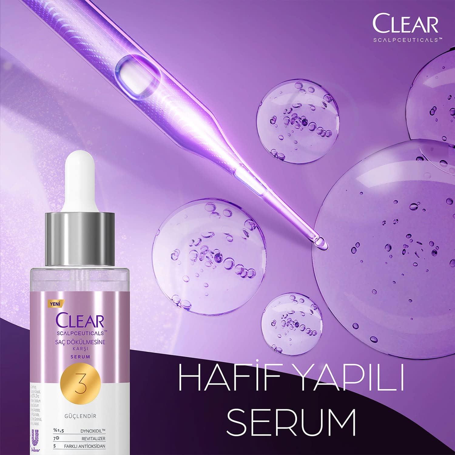 Clear Scalpceuticals Saç Dökülmesine Karşı Serum 45ML