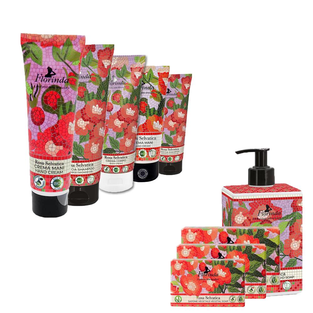 Florinda Mozaik Rosa Gül Aromalı 9lu Set