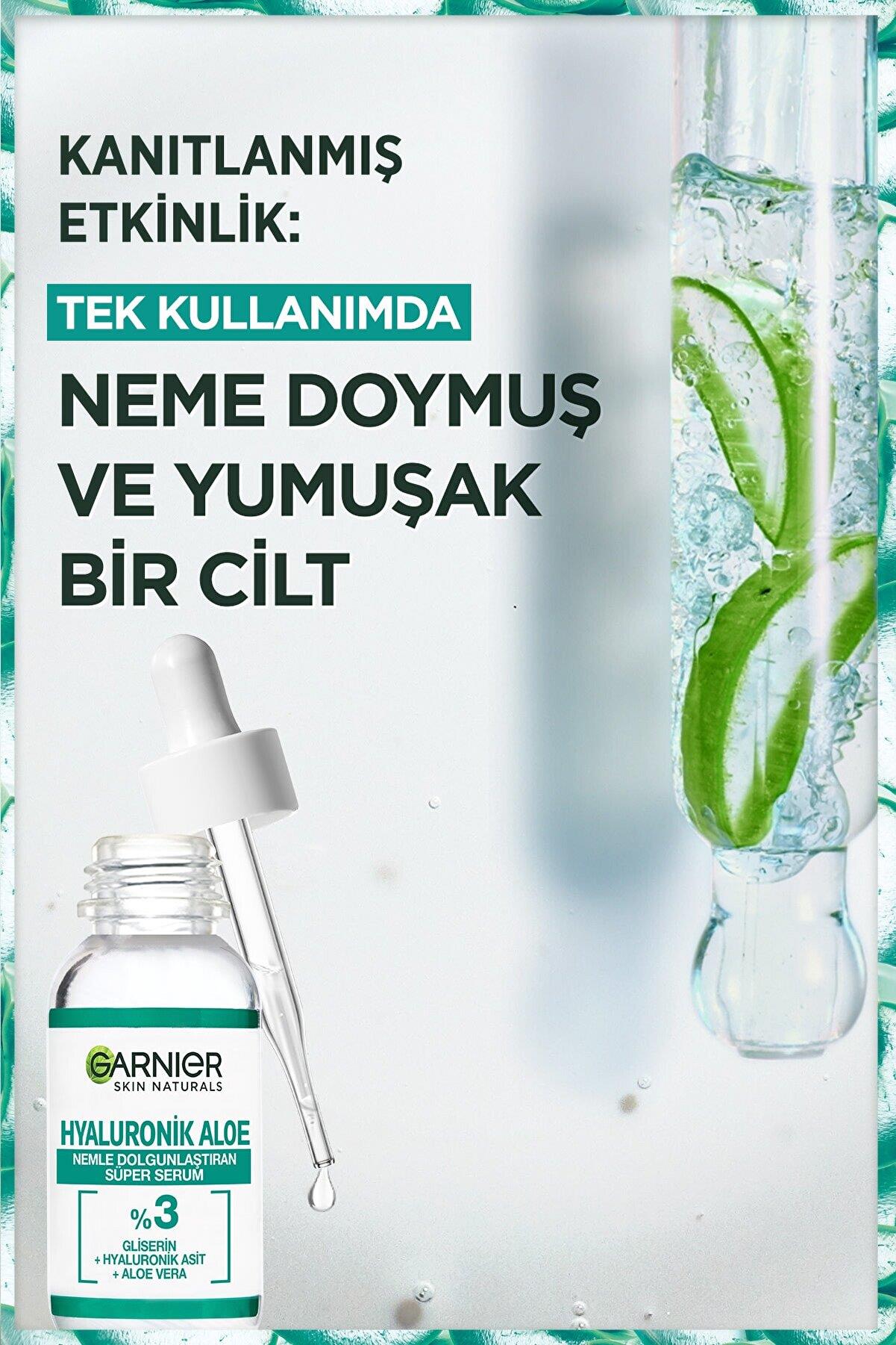 Garnier Hyaluronik Aloe Nemle Dolgunlaştıran Süper Serum 30 Ml