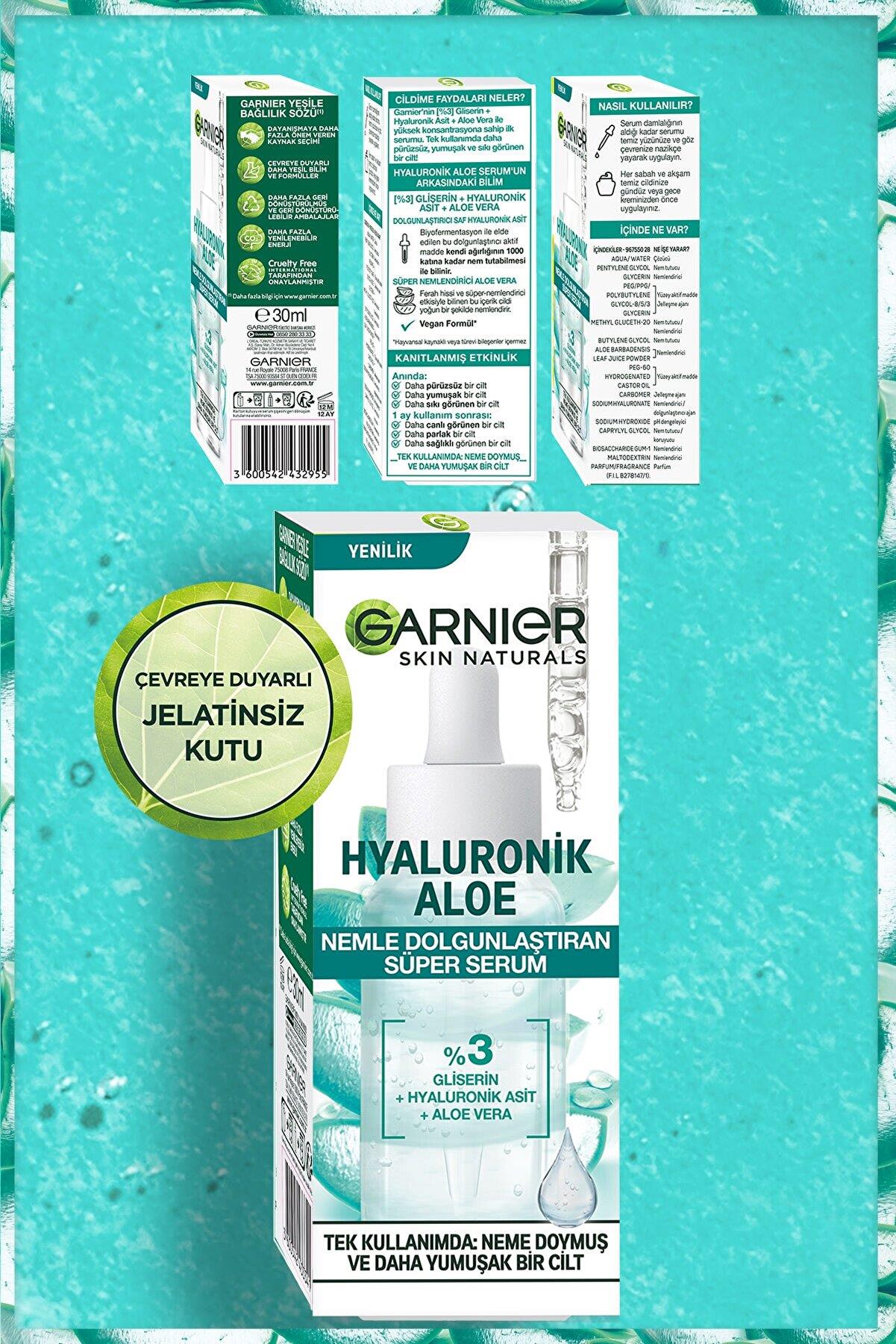 Garnier Hyaluronik Aloe Nemle Dolgunlaştıran Süper Serum 30 Ml