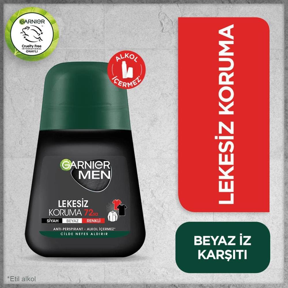 Garnier Men Erkek Lekesiz Koruma Roll-On Deodorant 50ML