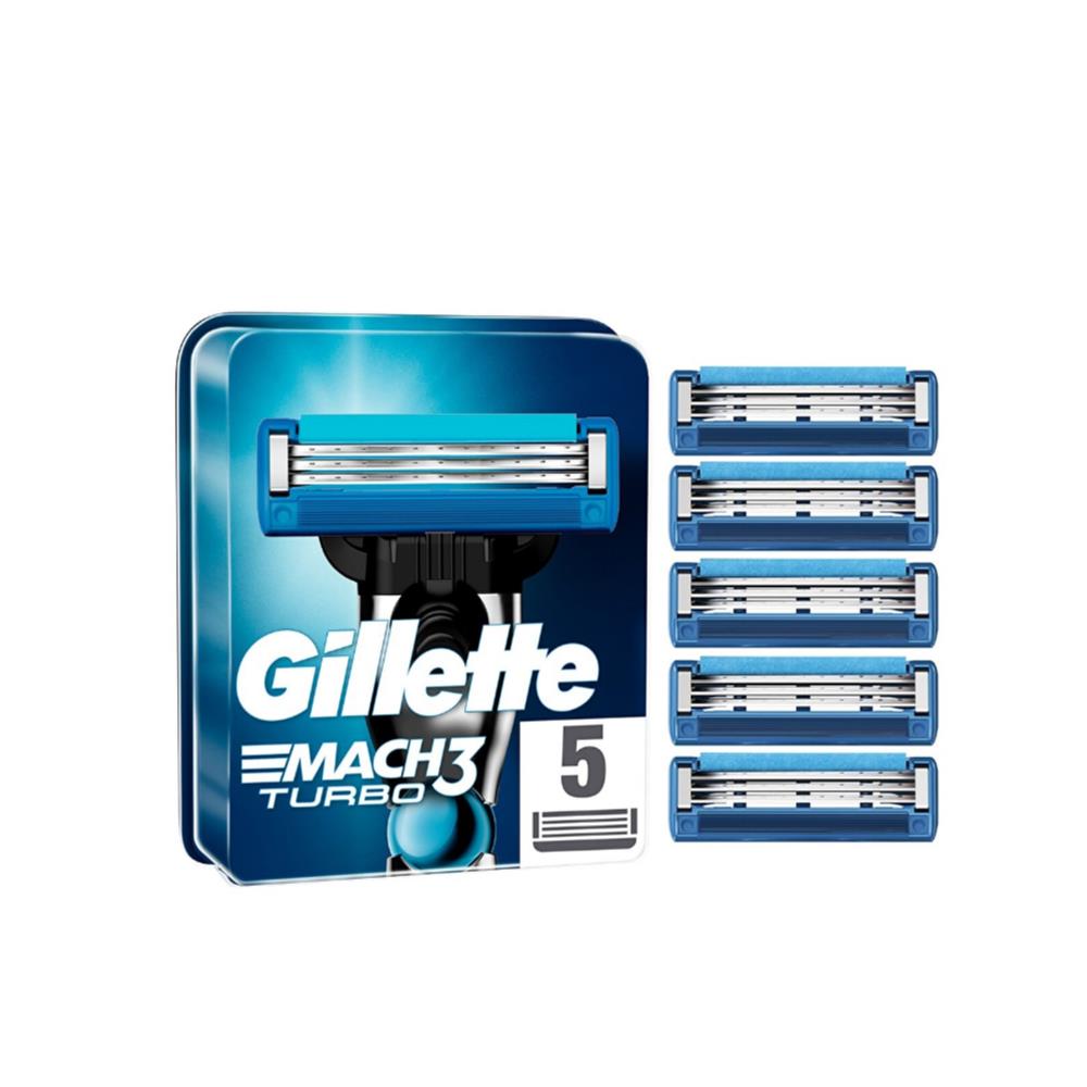 Gillette Mach 3 Turbo Yedek 5'Li