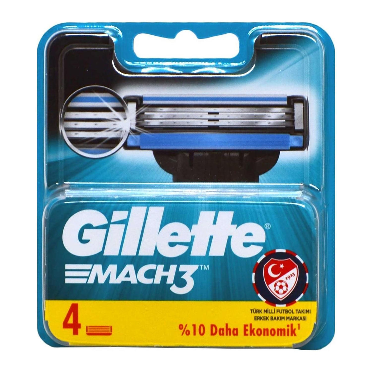 Gillette Mach3 Yedek Tıraş Bıçağı 4lü