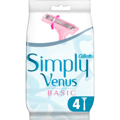 Gillette Simply Venus 3 Basic Kullan At Tıraş Bıçağı 4lü Poşet