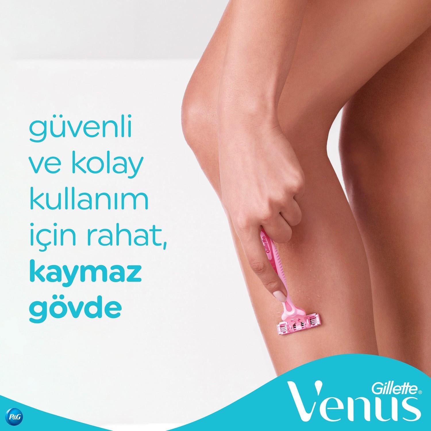 Gillette Simply Venus 3 Basic Kullan At Tıraş Bıçağı 4lü Poşet