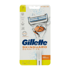 Gillette Skinguard Sensitive Flexball Gövde Traş Makinesi + 2 Yedek Bıçak