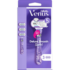 Gillette Venus Swirl Kadın Tıraş Bıçağı + 3 Yedek Başlık