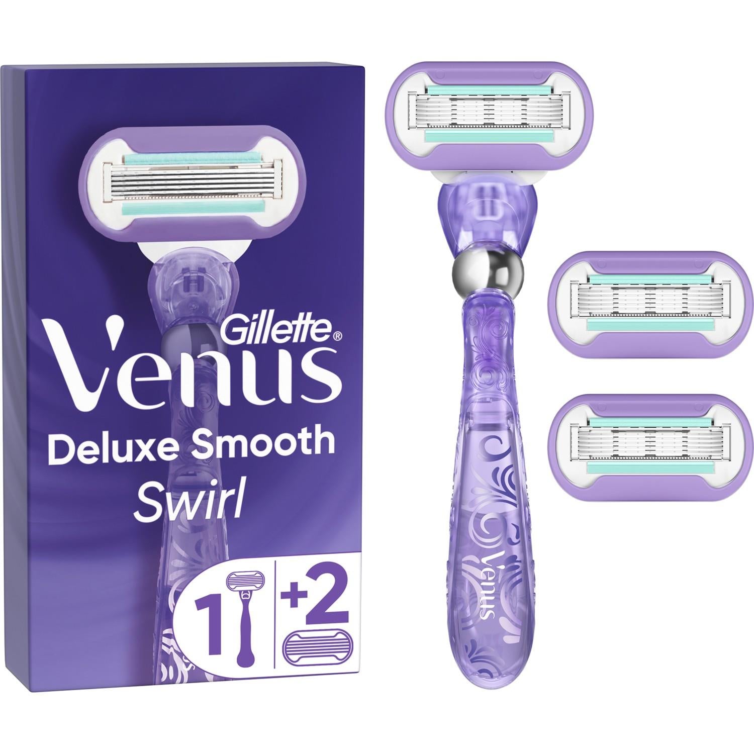 Gillette Venus Swirl Kadın Tıraş Bıçağı + 3 Yedek Başlık