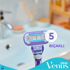 Gillette Venus Swirl Kadın Tıraş Bıçağı + 3 Yedek Başlık