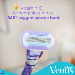 Gillette Venus Swirl Kadın Tıraş Bıçağı + 3 Yedek Başlık