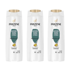 Pantene Kepeğe Karşı Etkili Şampuan 350ML 3lü Set