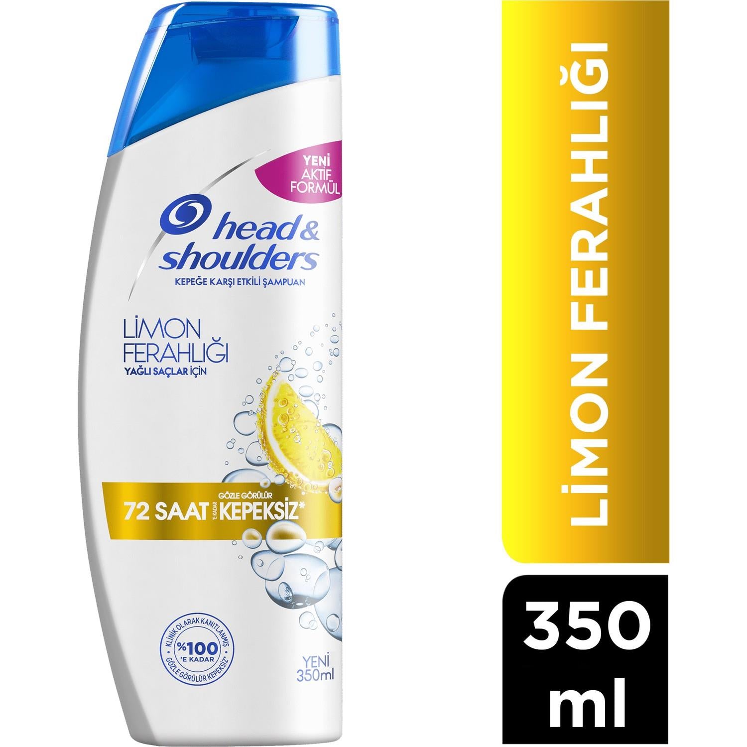 Head & Shoulders 72 Saat Kepeksiz Limon Ferahlığı Şampuan 350ML