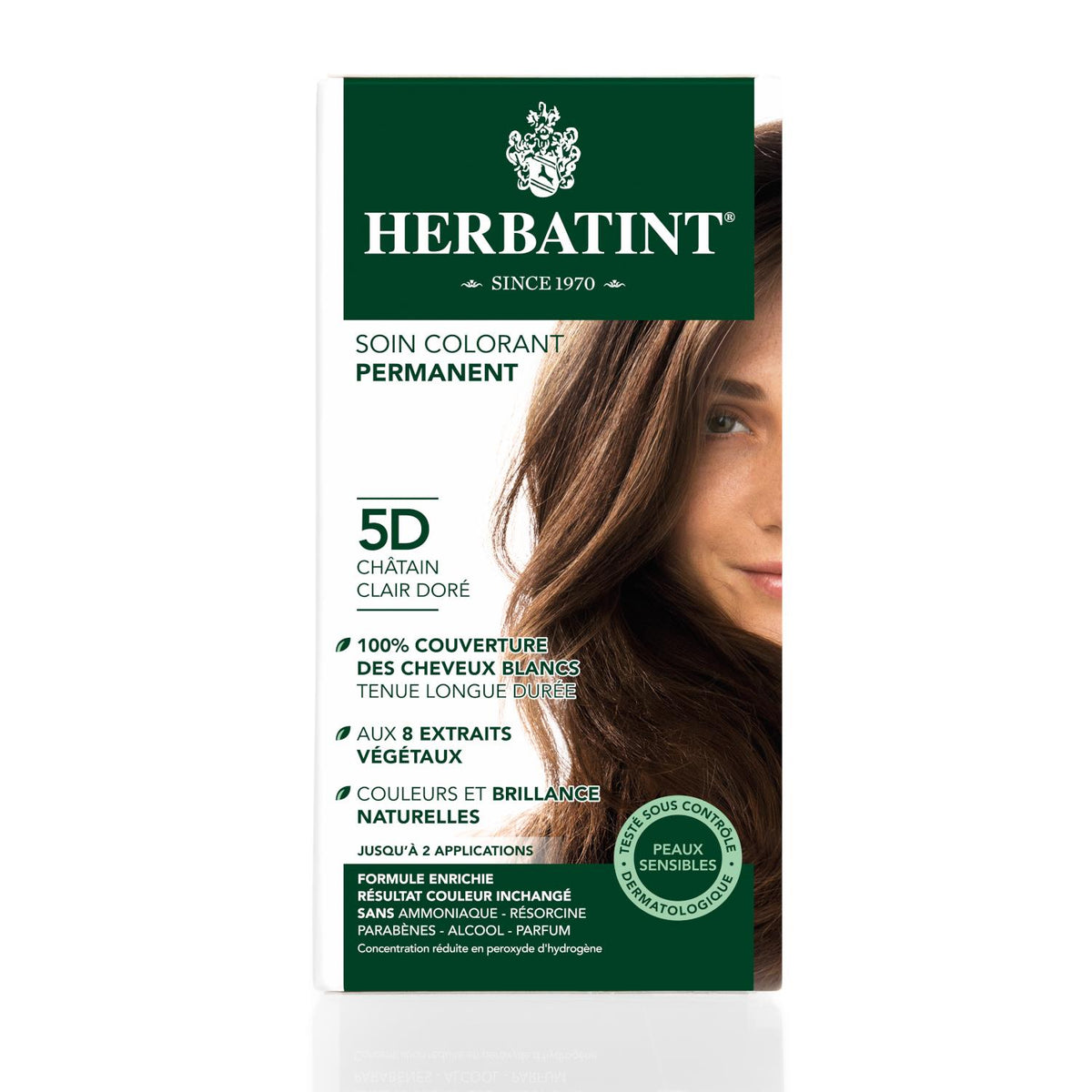 Herbatint 5D Bitkisel Saç Boyası Light Golden Chestnut Açık Altın Kahve 150ML