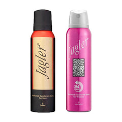 Jagler Klasik Erkek Sprey Deodorant 150ML + Jagler Sprey Deodorant Kadın 150ML 2li Deodorant Seti