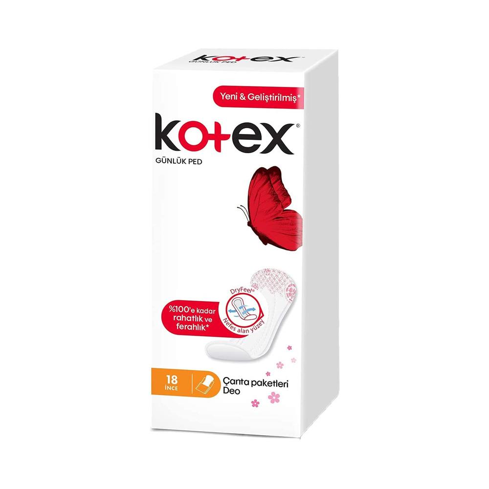 Kotex Ince Günlük Ped 18li Parfümlü