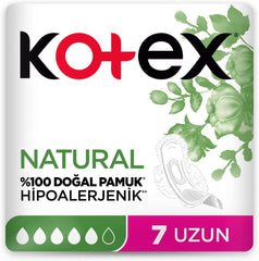 Kotex Natural Ultra Single Uzun Ped 7'li