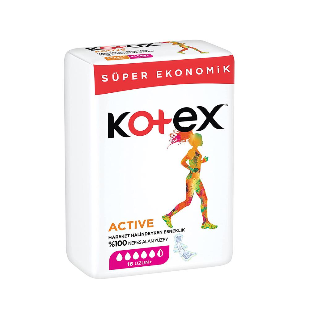 Kotex Ultra Active Uzun Hijyenik Ped 16lı