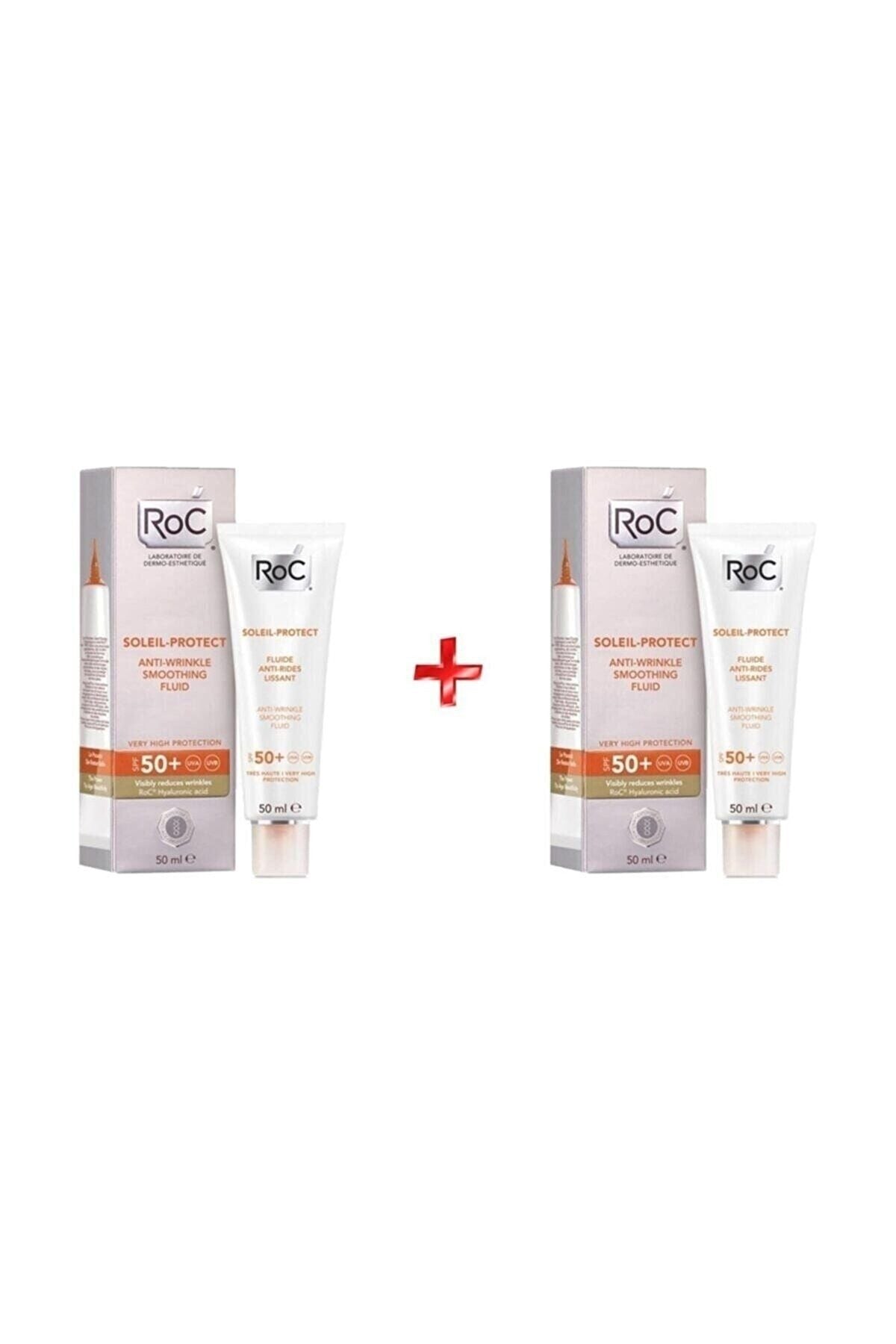 Roc Soleil-Protect Anti-Brown Spot Leke Karşıtı Güneş Bakım Kremi SPF50 50ML 2li Set