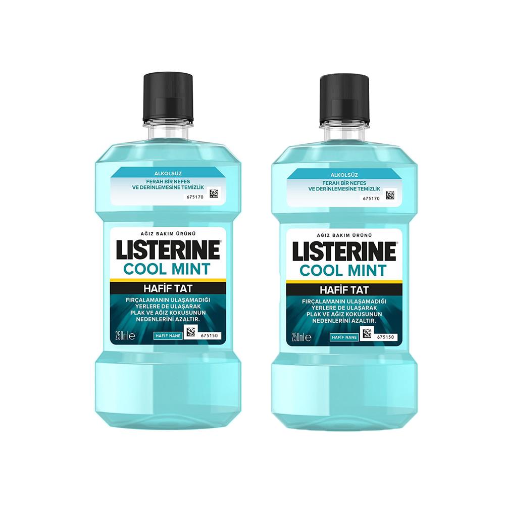 Listerine Cool Mint Hafif Tat 250ML+250ML 2li Paket