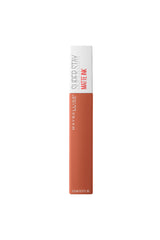 Maybelline New York Super Stay Matte Ink Unnude Likit Mat Ruj - 75 Fighter - Kahverengi