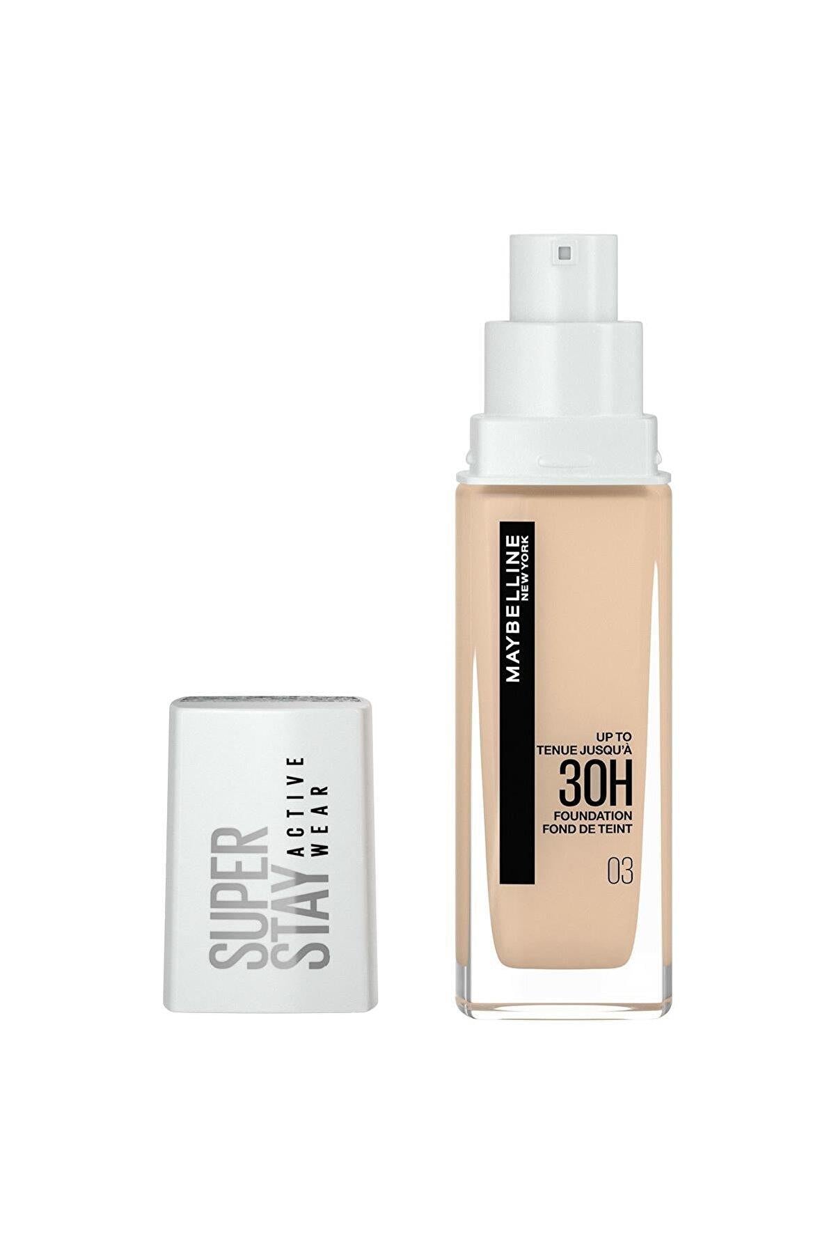 Maybelline New York Superstay Active Wear Fondöten- 03 True Ivory