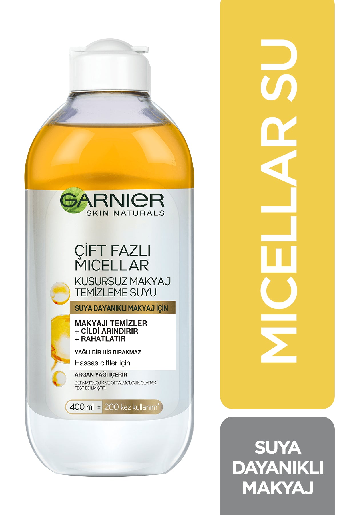 Garnier Çift Fazlı Mıcellar Kusursuz Makyaj Temizleme Suyu 400 ml