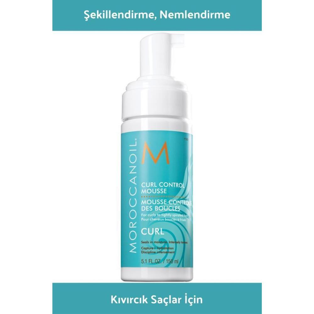 Moroccanoil Curl Control Mousse Bukle Kontrol Köpüğü 150ML