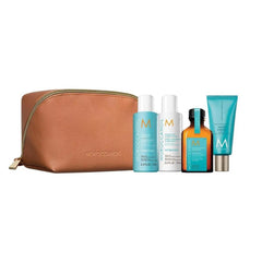 Moroccanoil Hydrating Travel Kit Hydrating Şampuan Saç Kremi Saç Bakım Yağı ve El Kremi Seyahat Seti