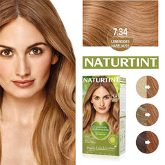 Naturtint 7.34 Doğal Fındık Kabuğu Doğal Saç Boyası 170ML