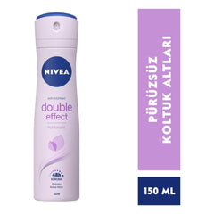 Nivea Kadın Double Effect 48 Saat Anti-Perspirant Koruma Sprey Deodorant 150ML