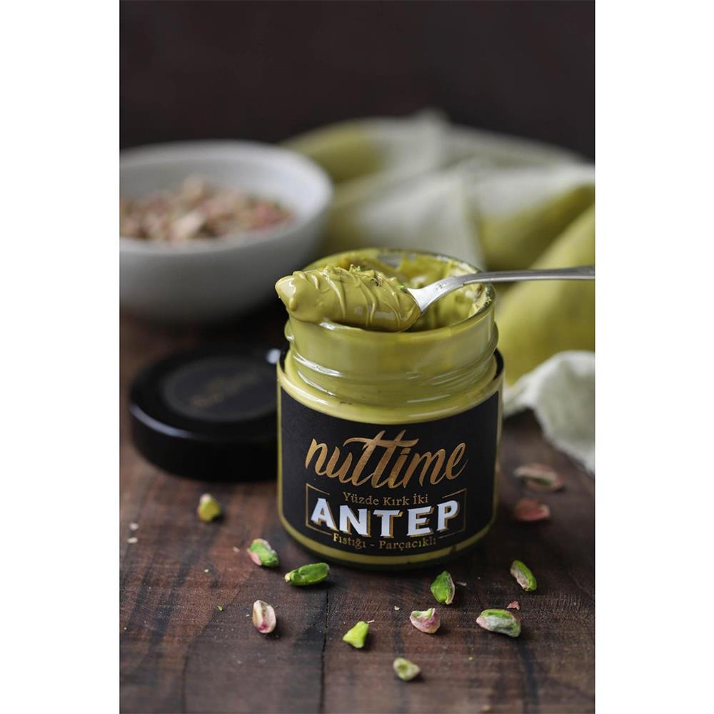 Nuttime Parçacıklı Antep Fıstığı Ezmesi 250Gr