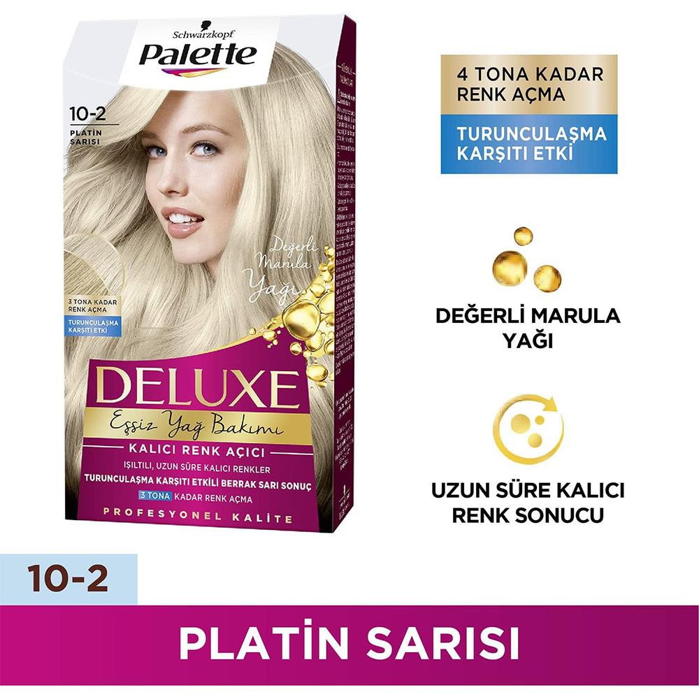 Palette Deluxe Set 10-2 Platin Sarı Saç Boyası