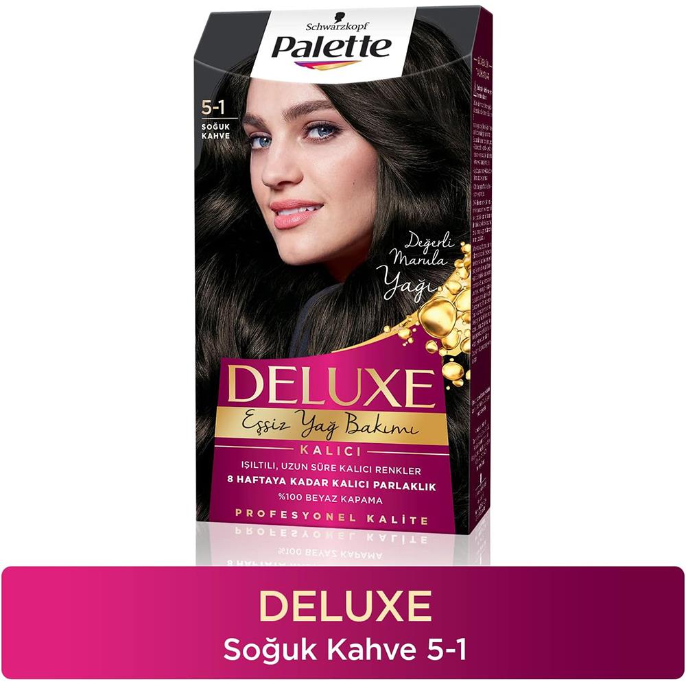 Palette Deluxe Set 5-1 Soğuk Kahve Saç Boyası