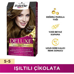 Palette Deluxe Set 5-5 Işıltılı Çikolata Saç Boyası