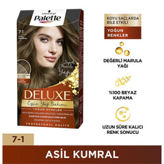 Palette Deluxe Set 7-1 Asil Kumral Saç Boyası