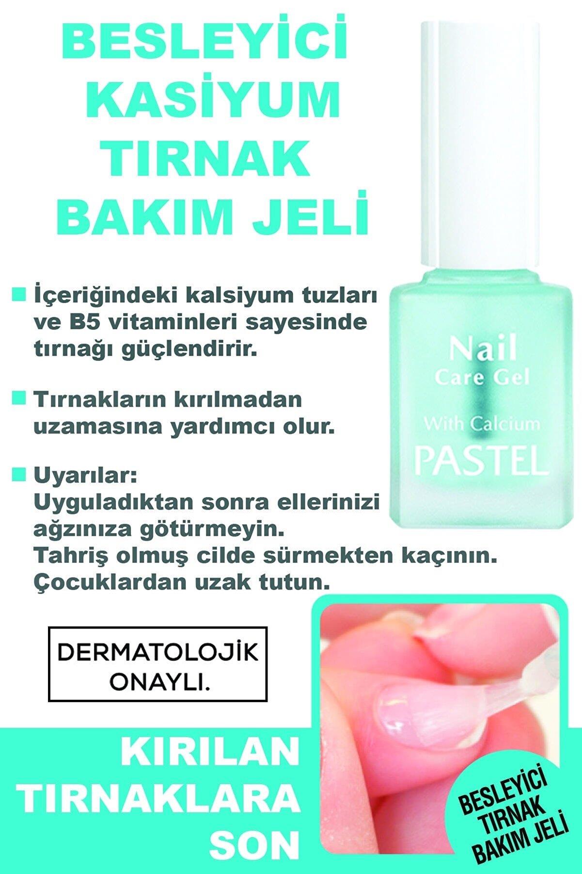 Pastel Kalsiyumlu Tırnak Bakım Jeli 13 Ml