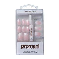 Promani PR-5674 Ombre Pembe Takma Tırnak Kiti