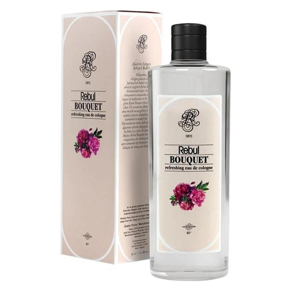 Rebul Bouquet Buket Kokulu Cam Şişe Kolonya 250ML