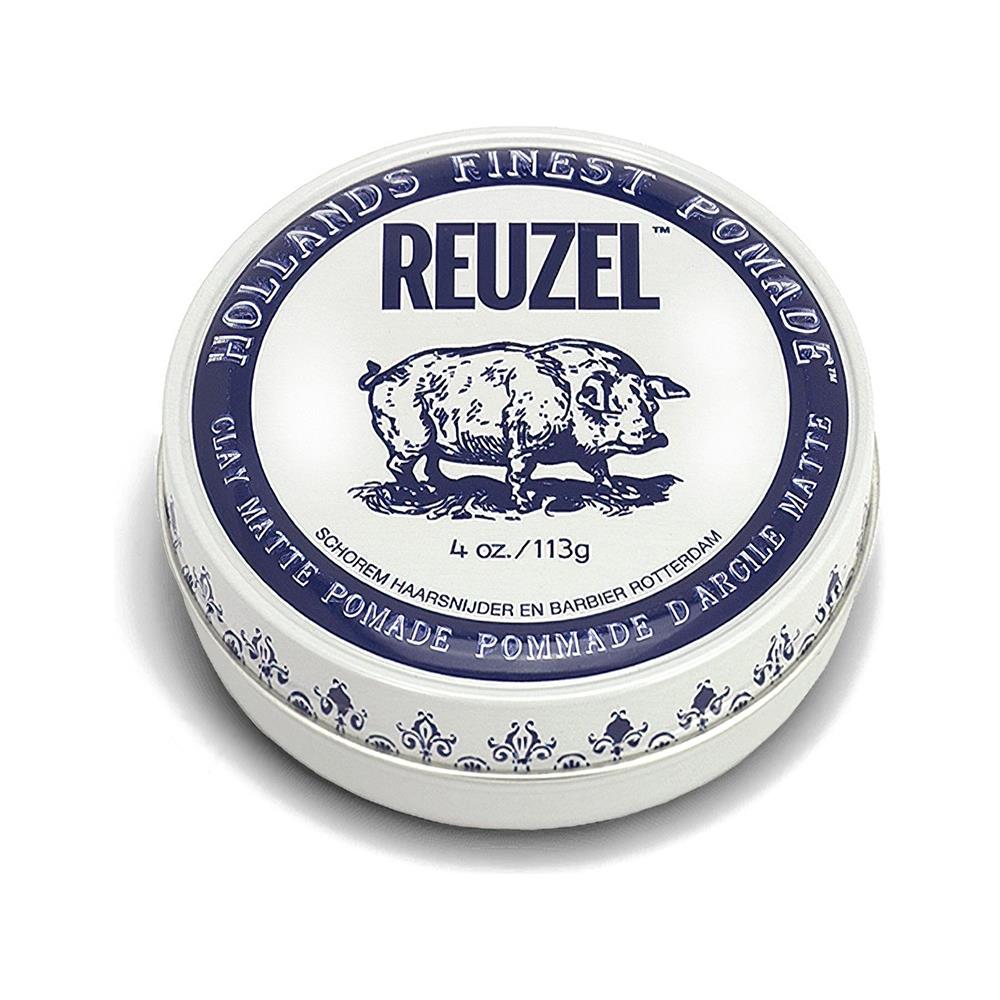 Reuzel Clay Matte Pomade Erkekler için Saç Şekillendirici Krem 113Gr