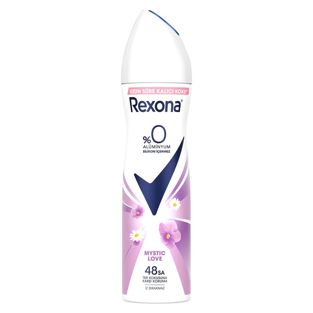 Rexona Mystic Love %0 Alüminyum Sprey Kadın Deodorant 150ML