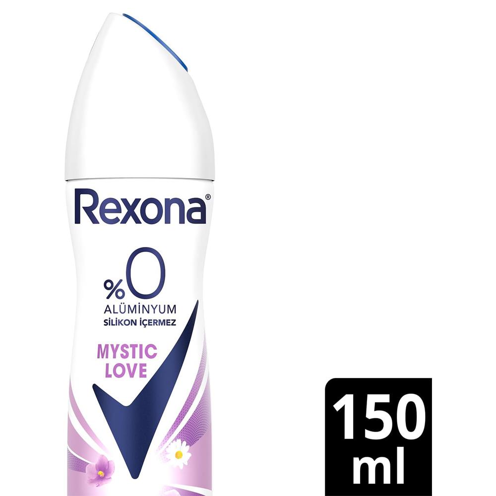 Rexona Mystic Love %0 Alüminyum Sprey Kadın Deodorant 150ML